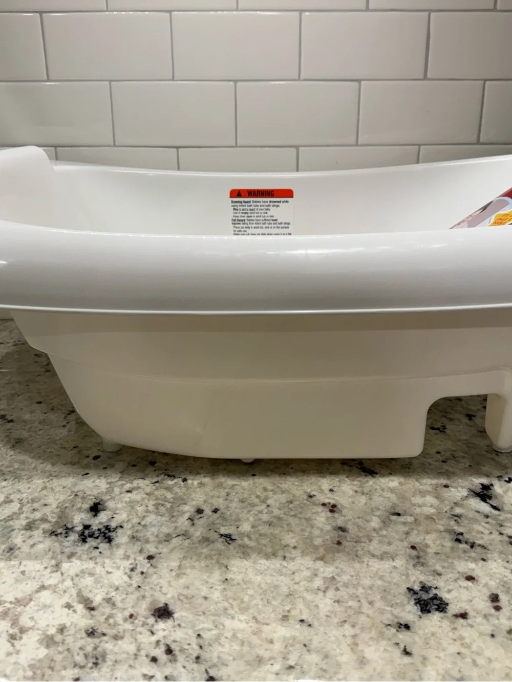 CoComelon 0-24 Month 3-in-1 Baby Bathtub W/Removable Sling, Drain and Storage